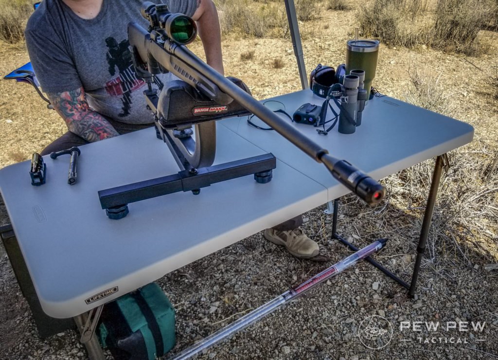 Bushnell Boresight mounted on the .270 Win