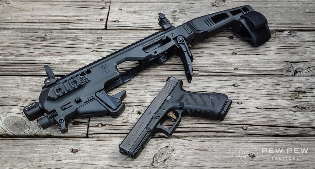 Roni brace and Glock