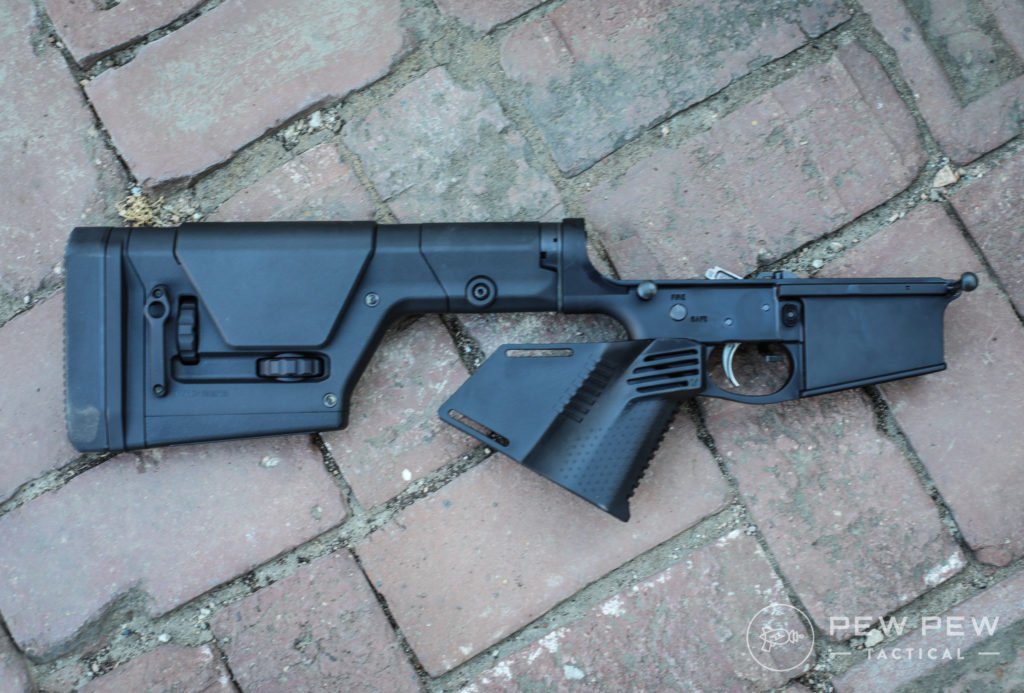 PSA AR-10 Lower with 2-Stage Trigger and Magpul PRS