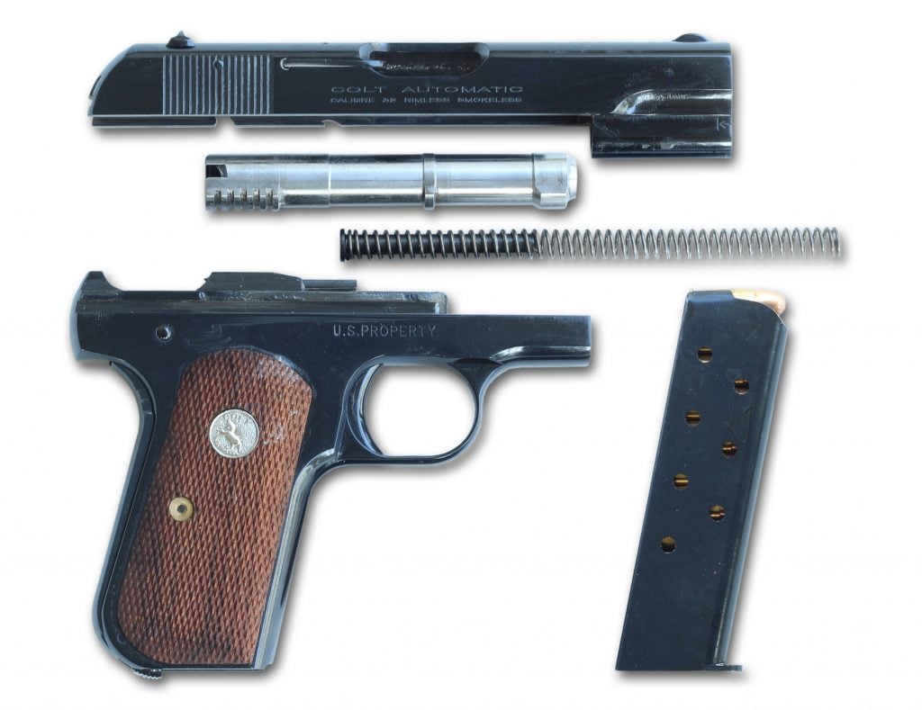 Colt 1903 Disassembled