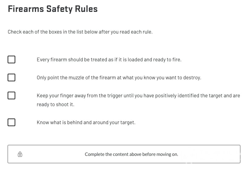 USCCA Safety Rules