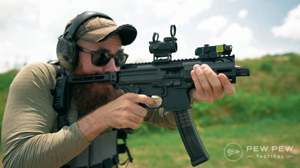 Sig Sauer MPX K Shooting