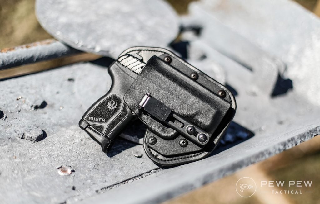 LCP Max in Hidden Hybrid Holster with Ulticlip