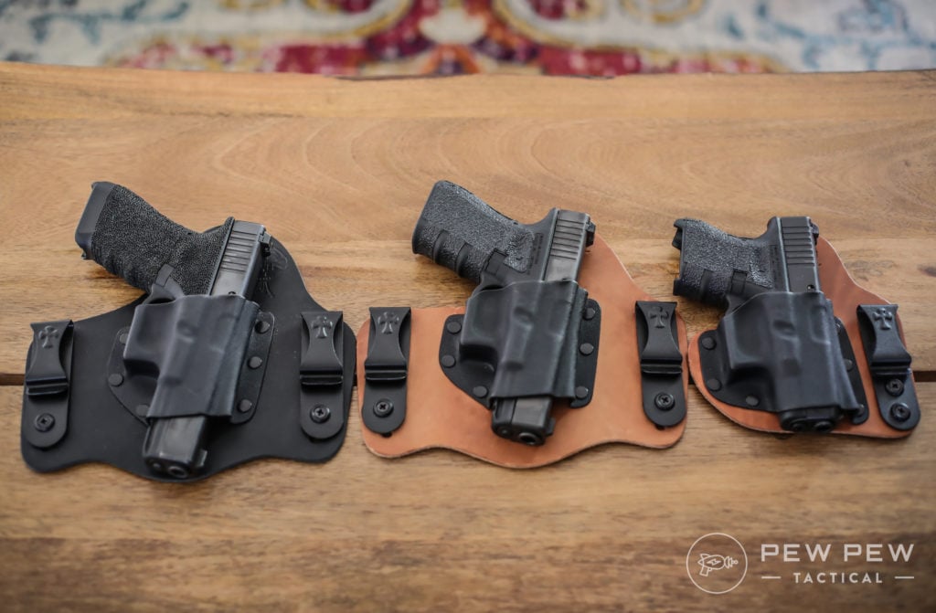 Crossbreed Holsters with G17, G19, G26