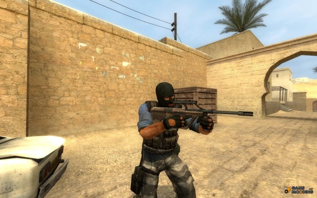 Steyr Aug in Counterstrike, Game Modding