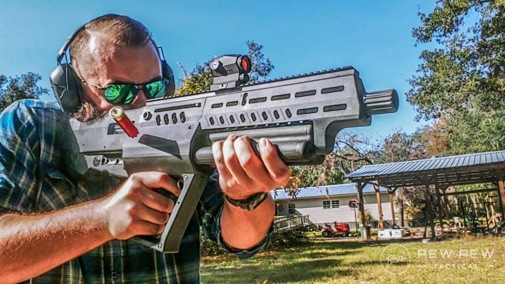 Tavor Shotgun shooting!