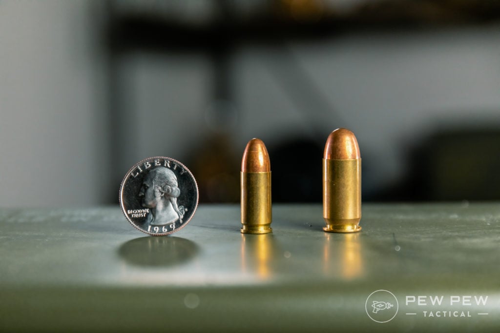 9mm vs .45 ACP