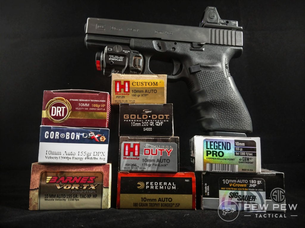 Glock 20 and lots of ammo