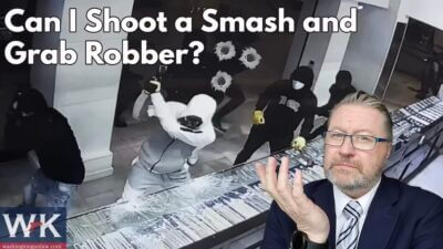 William Kirk talks your rights turning smash-and-grab robbery.
