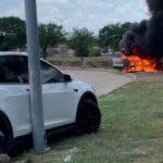 EXCLUSIVE: Tesla Rams HPD Cruiser, Sparks Fireball Chase