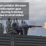 Watch: Russian Recruit Sent Flying by Machine Gun During Training Mishap